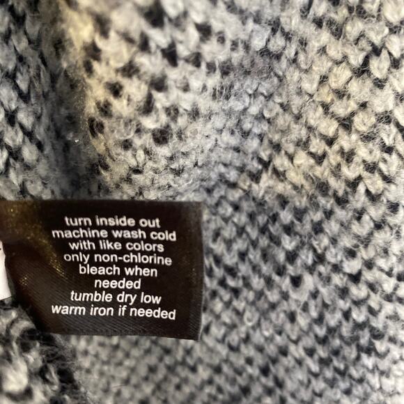 Lane Bryant Chunky Warm Animal Print Open Cardigan Black Gray Sz 22/24 - Picture 6 of 10